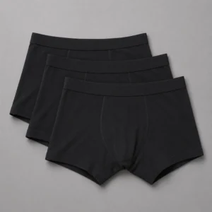 코튼 복서브리프 BLACK 3PK