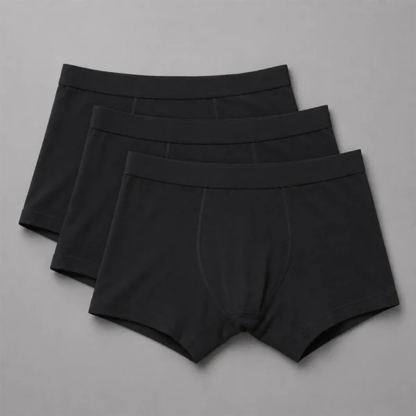 코튼 복서브리프 BLACK 3PK